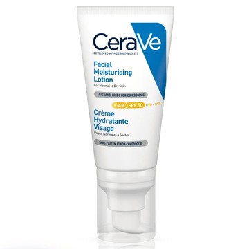 CeraVe 適樂膚 台灣公司貨 全效清爽修護防曬乳 SPF50  52ml  1條