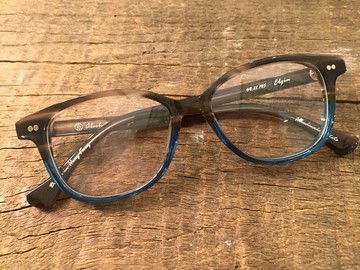 Absolute Vintage - 伊利近街(Elgin Street) 方型幼框板材眼鏡 - Gray & Blue 灰藍色