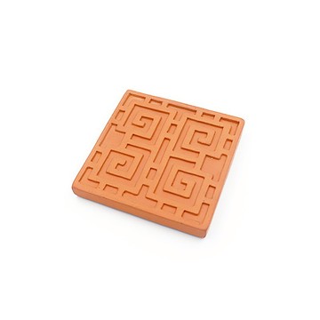 富貴不斷 回紋磚雕吸水杯墊