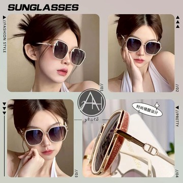 🔥近視眼鏡🔥款式I2 眼鏡 高品質近視變色染色眼鏡 時尚大框裝飾眼鏡 女士防曬防紫外線 男女同款黑色片近視眼鏡 安視眼鏡