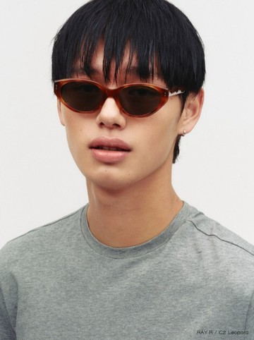 [NewJeans同款/CARIN] RAY R C2_琥珀 綠鏡片