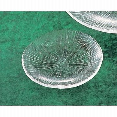 小皿 6個セット なぎさ丸型シリーズ14 東洋佐々木ガラス 46211