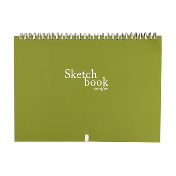 conifer 綠的事務 布面繪圖本 24盎司封面紙板 活頁線圈  8K  1本