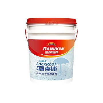 【Rainbow_虹牌油漆】424 漏克補防水隔熱漆 有光（5加侖裝）銀灰