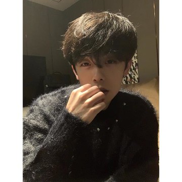 黑色水貂毛釘珠毛衣男春季美式潮牌馬海毛針織衫cleanfit慵懶外套