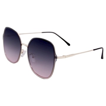 ALEGANT 輕時尚透視金屬鏡框設計太陽眼鏡 UV400  143  果凍粉