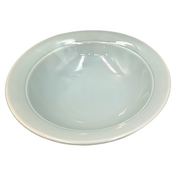 9吋雙圓深皿-日本製 容量: 700mL 陶瓷  24 x 7cm  青瓷  1個