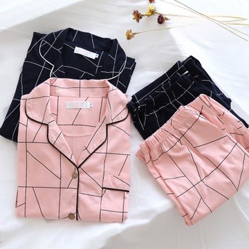 睡衣女士長袖春秋冬季純棉韓版薄款大碼夏寬松甜美全棉家居服套裝