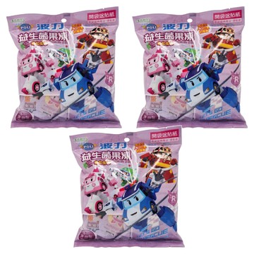 吉樂兒 波力 益生菌果凍 葡萄風味  260g  3袋