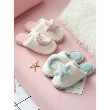 棉拖鞋女家用秋冬季室內居家居保暖防滑厚底月子情侶毛拖鞋男冬天