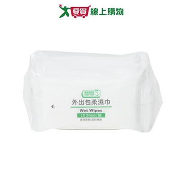 愛買嚴選外出包濕巾10抽x5包【愛買】