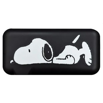 PEANUTS 史努比 萬國自帶雙線行動電源 12000Series  趴趴款黑色