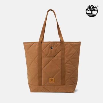 Timberland官方旗艦 中性小麥色絎縫托特包|A274VEH2