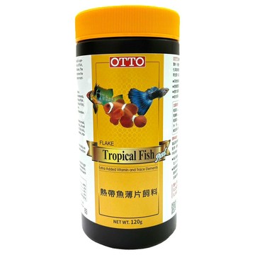 OTTO 熱帶魚薄片飼料  1個  120g