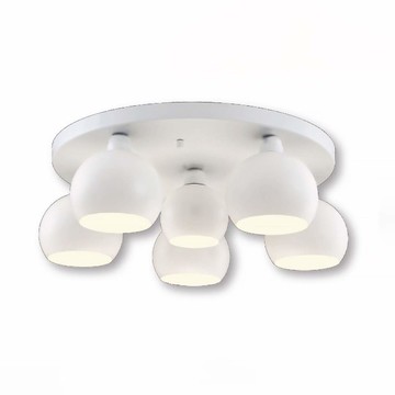 E27燈罩式吸頂五燈 B106-48-92684