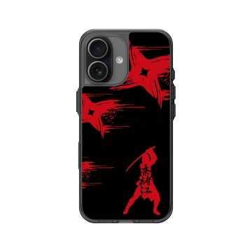 iPhone 17 Clear (相機按鈕) 酷墨灰 - Assassin's Creed - Assassin's Creed® Shadows - Naoe silhouette