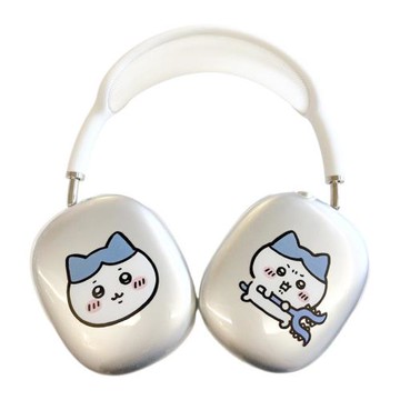 適用于蘋果無線藍牙耳機AirPods Max保護殼頭戴式耳罩保護套收納包透明軟殼保護殼吉伊卡哇小八烏薩奇吉伊ins