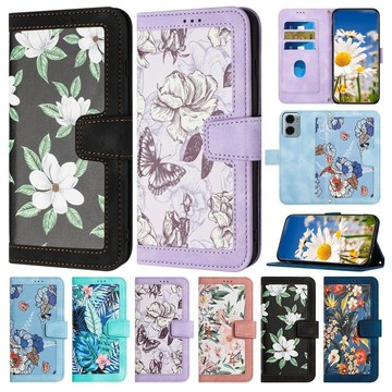 ⭐臺灣發貨⭐印花掀蓋皮套 摩托羅拉moto G86 G56 G67 G77 G06 G84 G55 G64磁性翻蓋手機殼