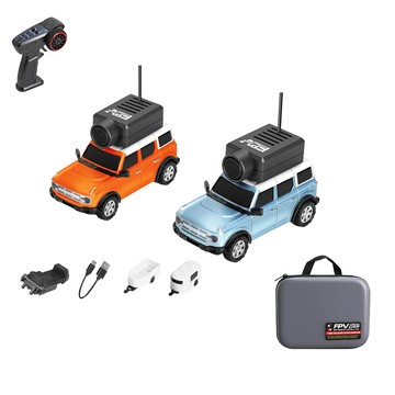 瑪琍歐玩具 1:64迷你遙控車（附攝影機與拖車)/6405-C