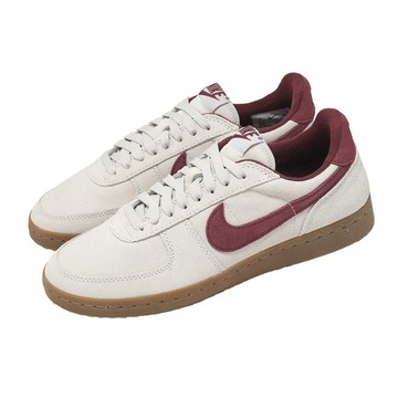 NIKE 休閒鞋 Wmns Field General 女鞋 米白 紅 膠底 復古 麂皮 IF1743-001