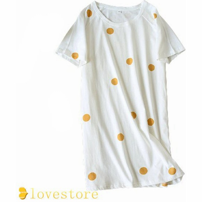 ルームワンピース 綿100 パジャマ ワンピース ロング Tシャツ 半袖 ナイトドレス 猫柄 スリップ レディース ルームウェア 部屋着 通販 Lineポイント最大0 5 Get Lineショッピング