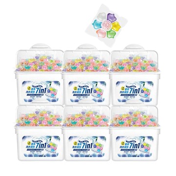 七合一香氛洗衣凝珠 30顆/盒 -6盒 七合一香氛洗衣凝珠 30顆/盒 -6盒 AP-0011-X6