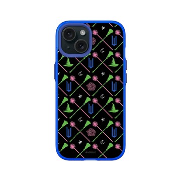 iPhone 15 Clear 激光藍 - Wicked - 粉色與綠色