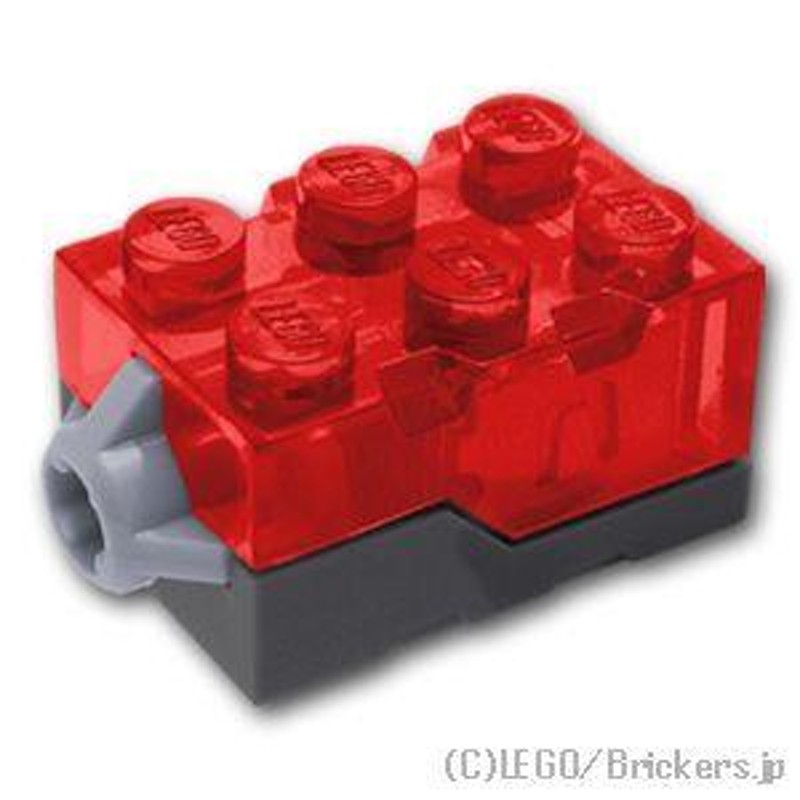 レゴ ブロック パーツ ばら売り #54930 ライトブロック 2 x 3 x 1 1/3 - レッドLED：ダークグレー | LEGOの部品 |  LINEブランドカタログ