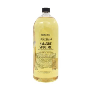 LOCCITANE歐舒丹 杏仁極緻柔膚沐浴油-補充瓶 500ml
