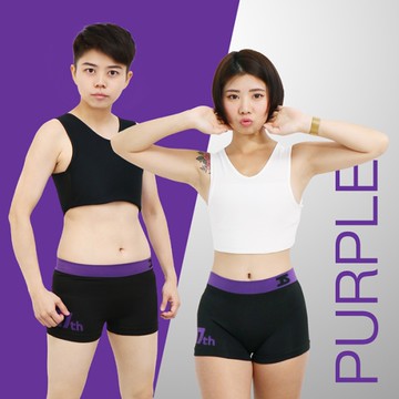 【T-STUDIO】透氣無痕內褲-紫