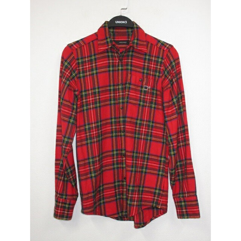 DSQUARED2 L/S TARTAN CHECK WOOL SHIRT ディースクエアード タータン