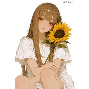 【8 月新品】07-139-0105 人物貼紙 簡約夏日女孩