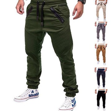 衛褲男士休閑低腰寬松運動褲子