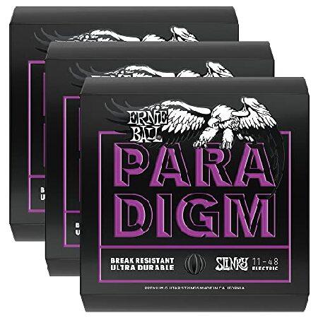 Ernie Ball Paradigm Power Slinky Electric Guitar Strings 11-48 (3 Pack Bundle)