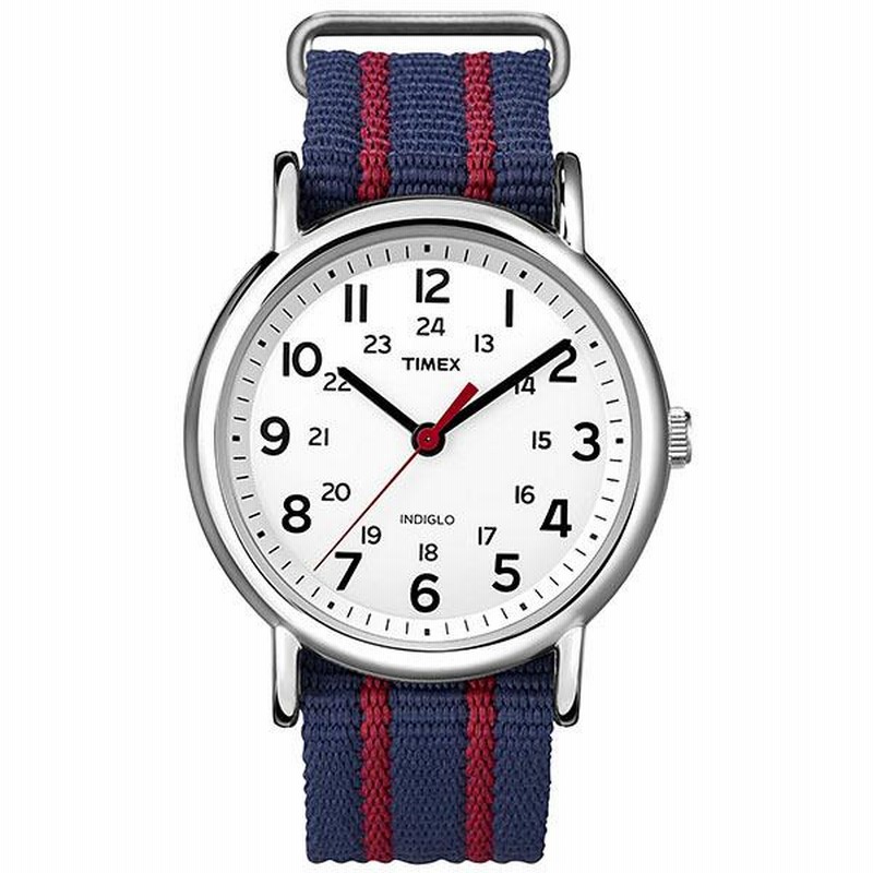 タイメックス TIMEX ウィークエンダー セントラルパーク ブルーレッド