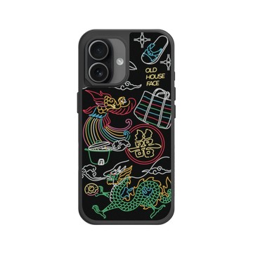 iPhone 17 SolidX 黑 - 老屋顏 Old House Face - 台灣霓虹