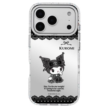 酷洛米 鏡面蕾絲 磁吸彩框 iPhone 17 16 15 14 13 Pro Max 防摔