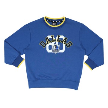 NBA 兒童/青少年 拼色 繡花 大學TEE 長袖上衣 獨行俠隊 3556100982