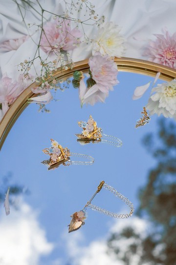 小鹿勳章胸口針套裝