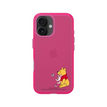 iPhone 16 Clear 粉漾桃 - 迪士尼-小熊維尼 Disney Winnie The Pooh - 友尼真好