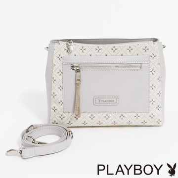 PLAYBOY - 斜背包  Rêver系列 - 灰色