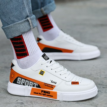 秋天12歲大童男孩鞋13高中生小白鞋青少年休閑運動鞋15初中小學生