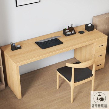 免運 公司貨 實木電腦臺式桌家用書桌臥室書房單人靠墻工作臺雙人簡約辦公桌子 PDD-54快速出貨 公司貨