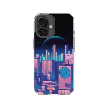 iPhone 16 Clear Case（相機按鈕） 透明 - Denise Rashidi (Surudenise) - Space Travel 夢幻旅程