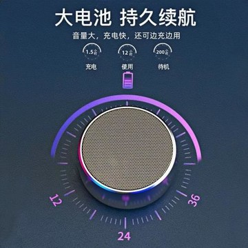 (免運)德國柏林之聲音效高端無線藍牙音響小鋼炮音質低音炮音箱戶外便攜