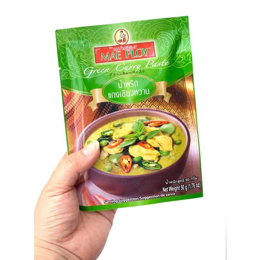 グリーンカレーペースト MAE PLOY タイ料理 50ｇ 〔MAE PLOY〕 タイカレー 料理の素 ココナッツ エスニック料理