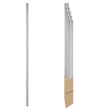 FANCY LIFE 不鏽鋼環保吸管 細直管  1套  10個裝