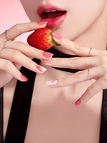Shop Gel Tanghulu Press-on Gel Nail Set 16pcs [RED]