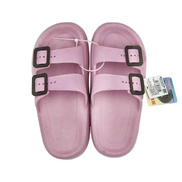 WUWU 女款厚底雙帶拖 MA023  粉色  25(39~40)