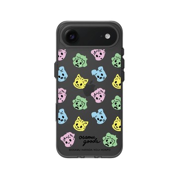iPhone Air Clear (相機按鈕) 酷墨灰 - OSAMU GOODS - 無線框系列-角色大集合